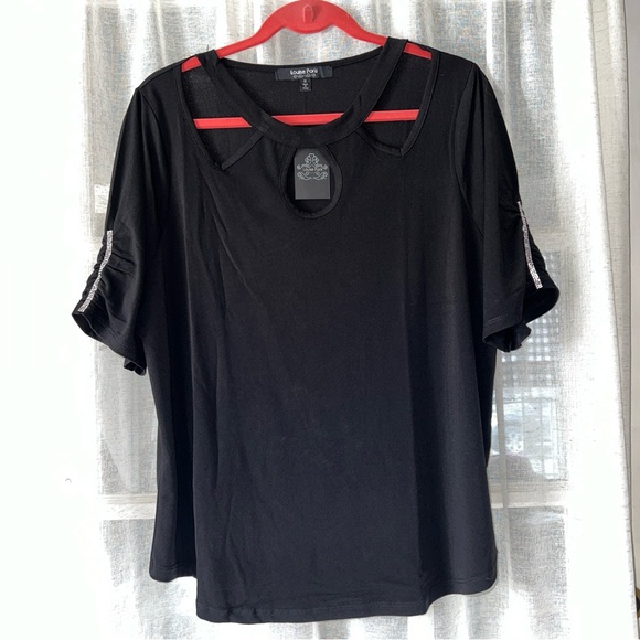 SALE>>>>Louise Paris Cutout Top - Picture 2 of 7